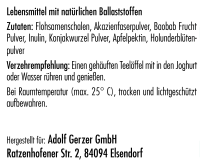 BauchBalance - Ballaststoffe